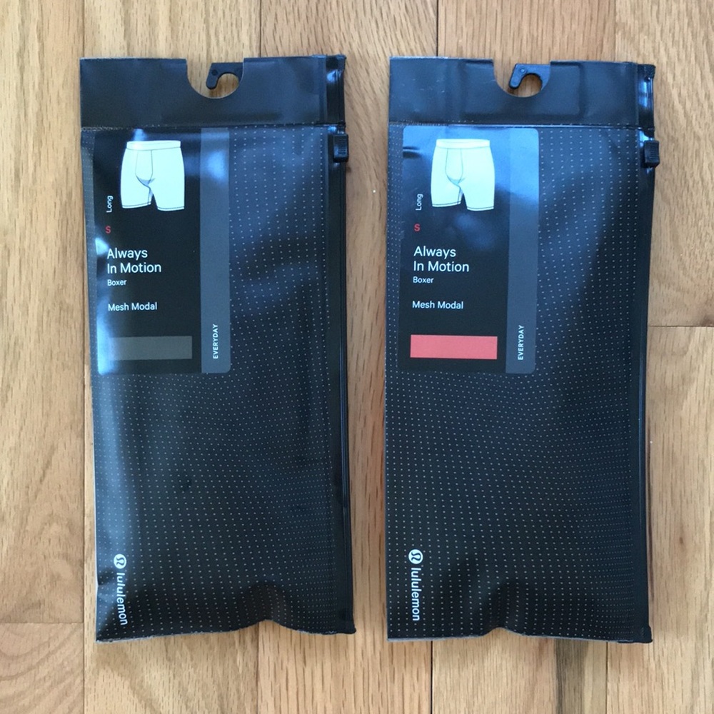 Lululemon AIM Boxer Mesh Long 7” (2 pairs)